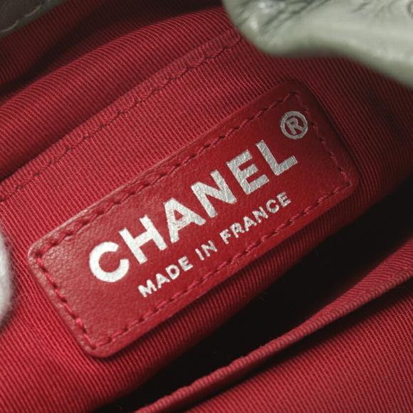 CHANEL Gabriel chain Shoulder Bag green leather combination - Picture 4 of 8